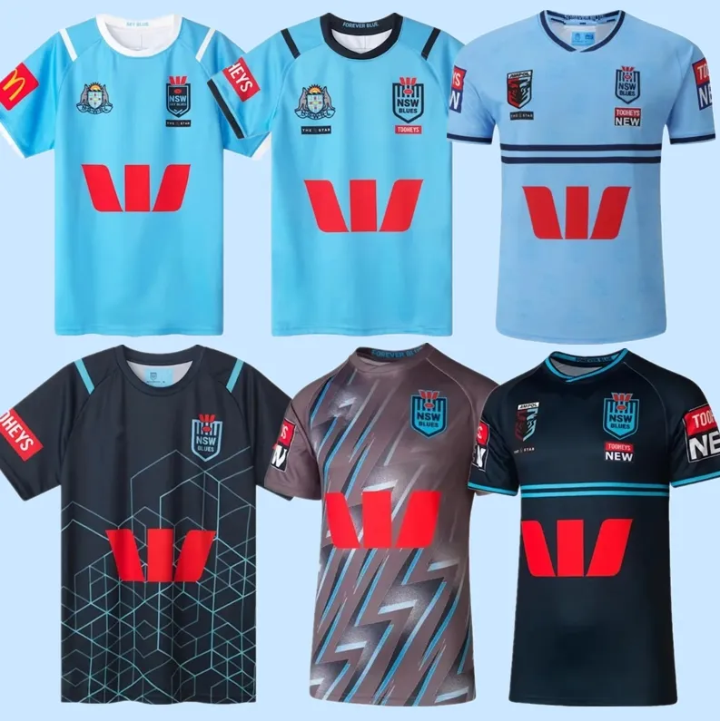 2024 Top Rugby Shirt NSWRL Hokden State of Origin Rugby Jerseys Swea T Shirt 23 24 Jersey Rugby League Holden Origins Holton