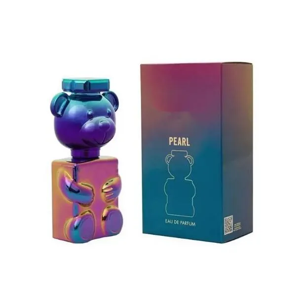 Fragrância para Mulher Perfume Pearl 100ml Goma de Bubble Frutamente Notas Florais Lady Spray Toy Toons charmos