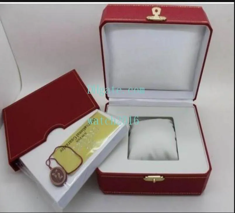 Fabriksleverantör Original Red Box Low Mens Watches Box Inner Ytterlådor för Ballon Bleu Caliber de Women Watches Boxes8739155