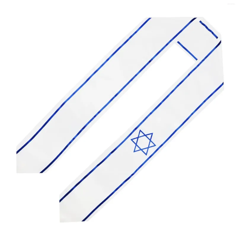 Scarves Israel Flag 180 15CM Graduation Sash Stole Scarf Double Sided For Study Aboard International Students