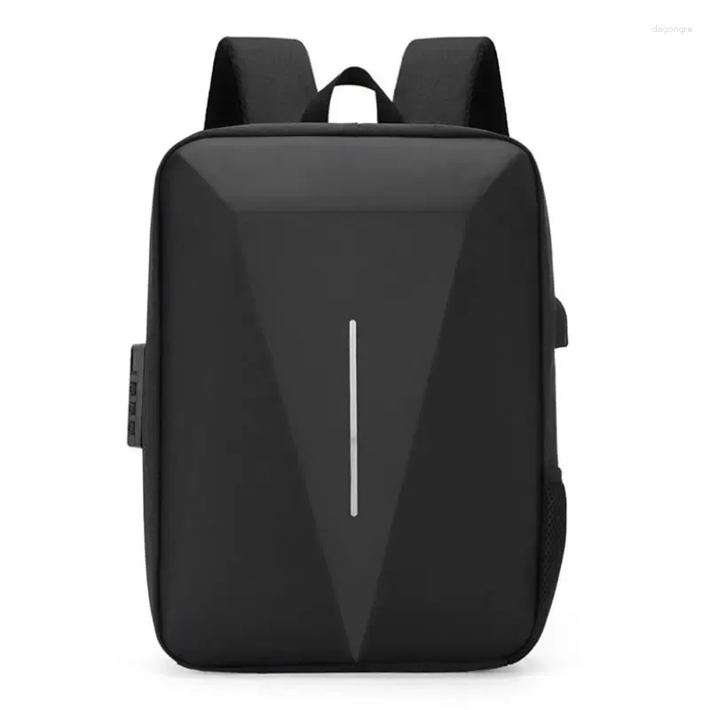 Backpack Men's 2024 Anti-diefstal wachtwoordvergrendeling 15.6 "Laptopzak Business Leisure Travel Fashion Lightweight School
