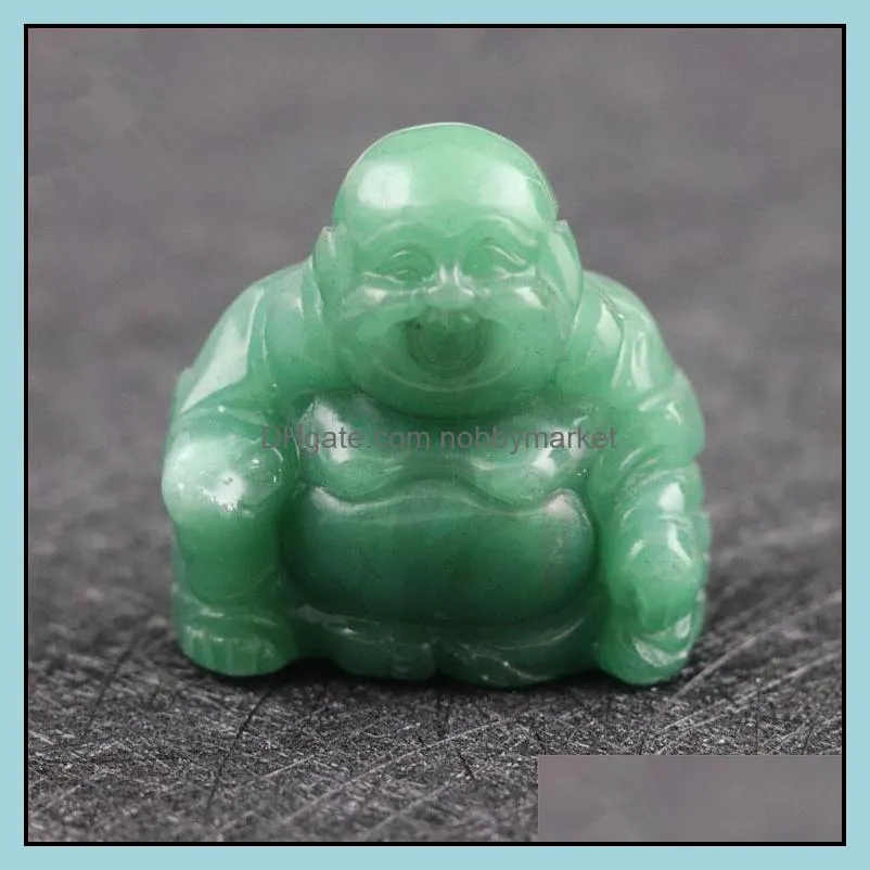 Luźne kamienie natury rzeźbiony Buddas kryształowy agat kamień szlachetny opal kwarc jadeiła rzemiosło maitreya buddha dekoracja domowa hurtowa d otdhu