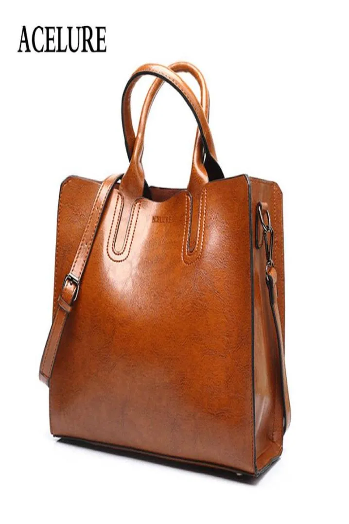 Bolsas de noite bolsas de couro Big Women Bag de alta qualidade Casual Tote da marca espanhola ombro para bolsa feminina1284710