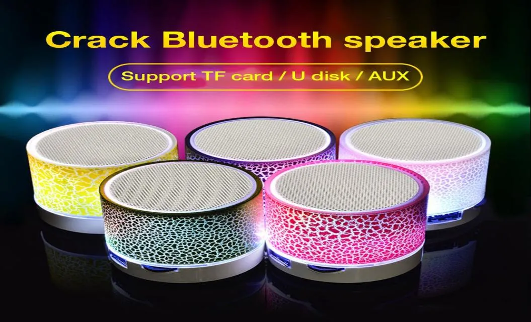 Alto -falantes A9 Bluetooth com o alto -falante sem fio LED 7color LED Hands Hands Mini Alto -falante TF USB FM SUPORTE SD CARD SD PC6821884