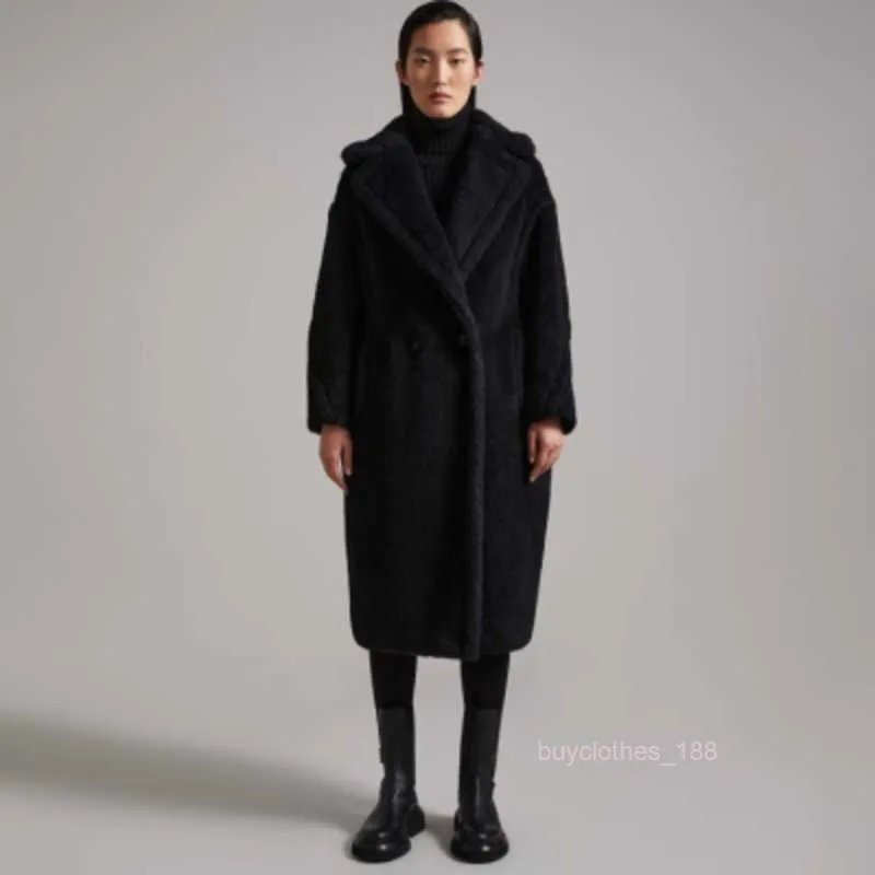 Cashmere teddy bear coat top