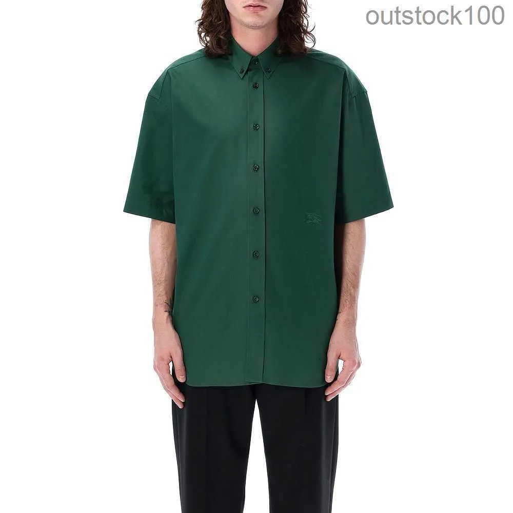 Fashion Luxury Buurberlyes Vêtements pour femmes Men Mens Oxford Shirt avec marque Brand Original Business Breatch Awreptable Tops Casual