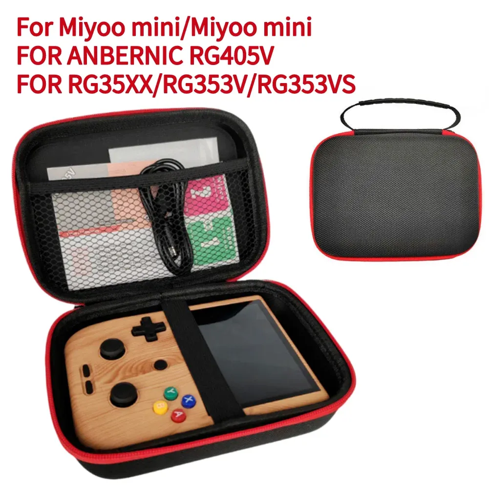 Casos Caso protector Portable Organizador Portable Bolsa Handheld Game Console Bag para RG405V RG35XX/RG353V/RG353VS anbernic