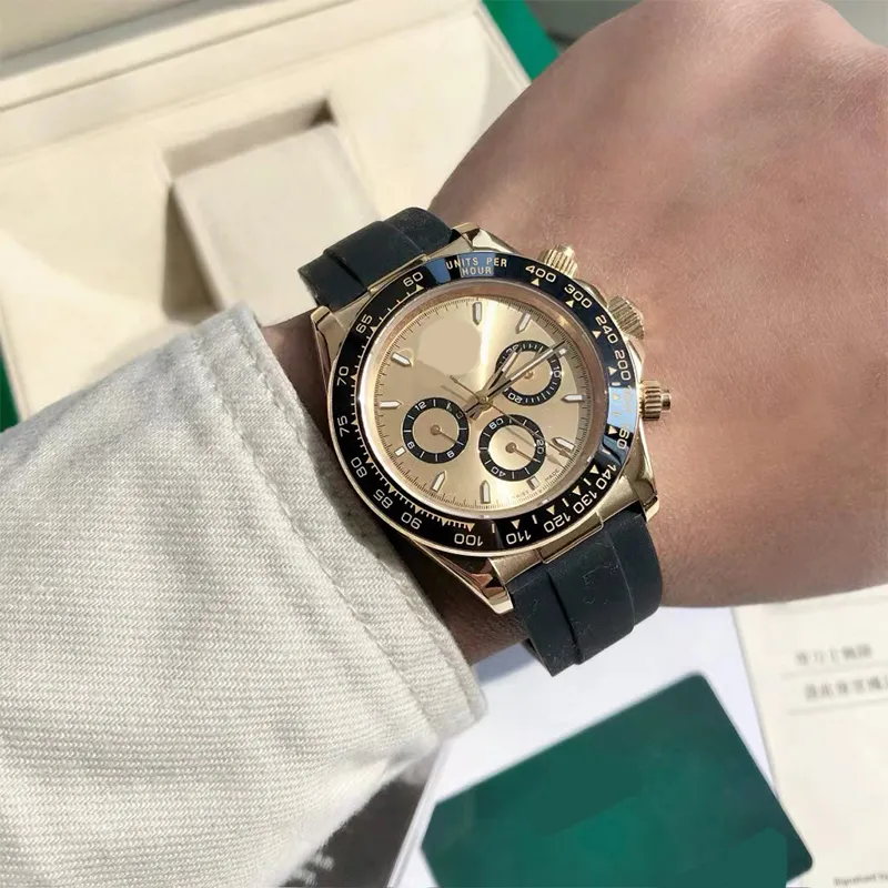 Luxe horloge voor heren M116518in-0078 Duct Tape Heren Mechanical Watch