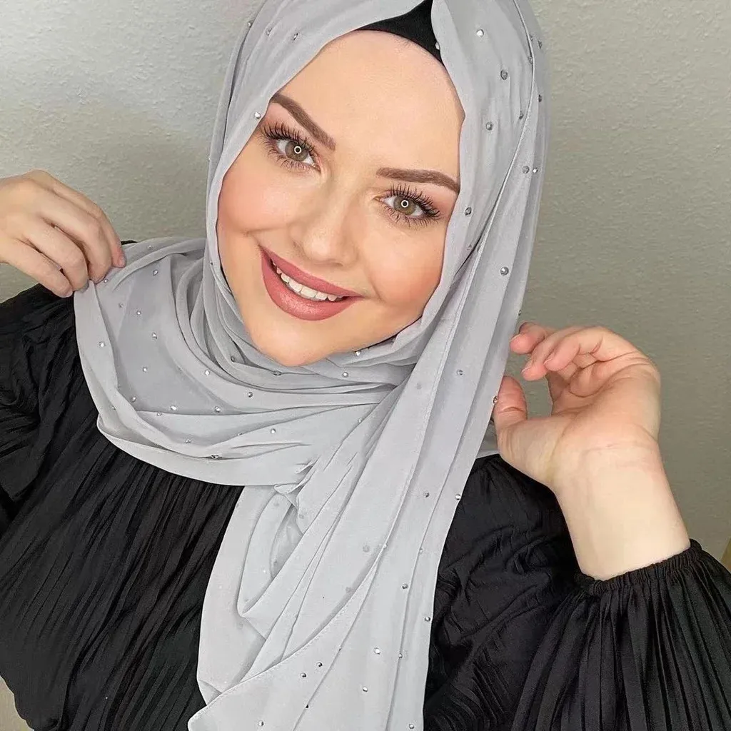 Las Mujeres Pelo Joyería Cabeza Bufanda Pañuelo Musulmán Hijab Cuentas Trenza De Stretch