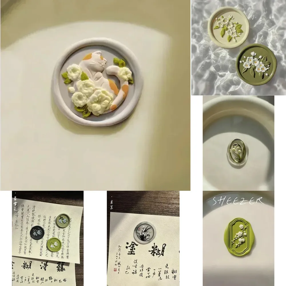 Cabezal De Sello De Sello De Cera Con Sello De Metal Invitaciones  Transparentes De Boda De Bricolaje, Etiquetas De Regalo, Decoración De  Tarjetas De 3,69 € | DHgate, image size:1000x1000