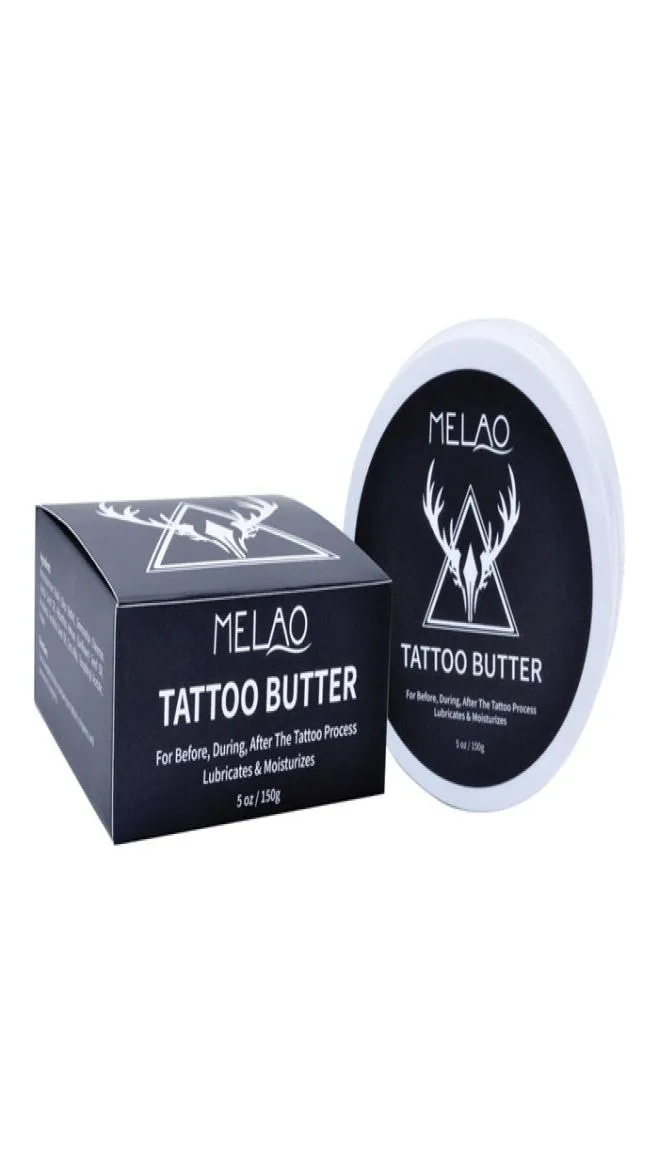 Melao Tattoo Aftercare Butter Cream Tattoo Cream Himisturizer para antes durante el proceso de tatuaje 100 crema natural 3pcs9406350