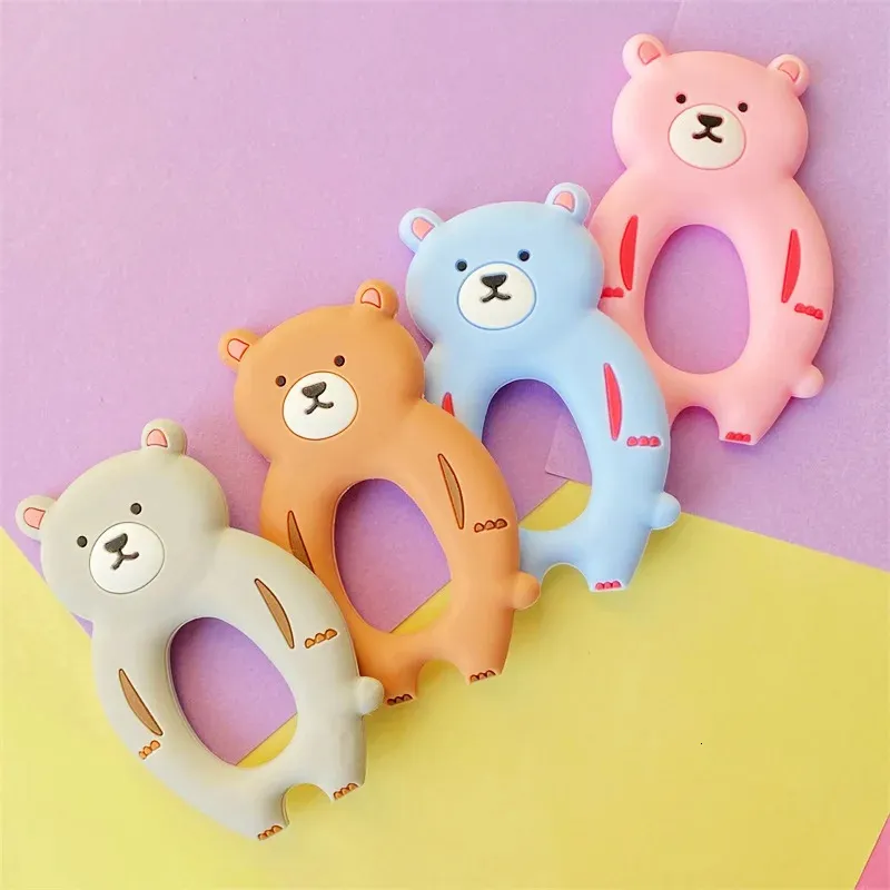 510pcs Bear Silicone bébé teether rongeur