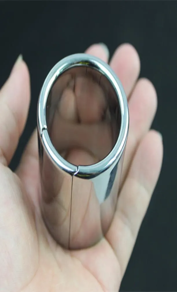 Scrotum Pendant Stainless Steel Ball Stretchers Burden Cock Penis Bearing Ring Locking Alternative Sex Products for Men B222116603921