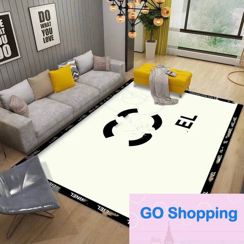 Designer Carpet soggiorno divano tavolo tappeto leggero marchio top di lusso semplicità camera da letto moderna piena di tappeti resistenti alle macchie non slip