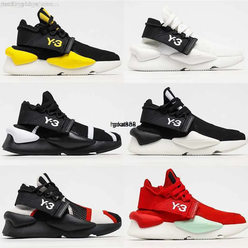 OG hombre Y3 Zapatos Kaiwa Designer Sneakers Kusari II Fashion Women Black Blanco Rojo Amarillo Trendy Lady Y-3 Entrenadores casuales Tamaño 36-45