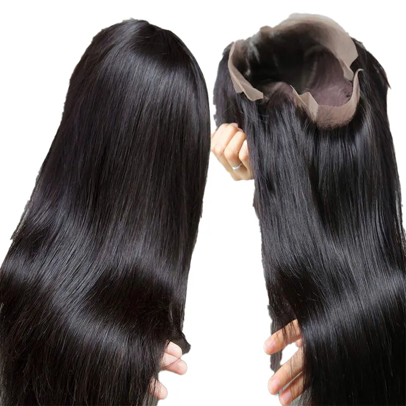 Straight Full Lace Front Wigs Pre Plucked 5x5 Hd Lace Closure Wig 13x6 Lace Frontal Human Hair Wigs 30 Inch