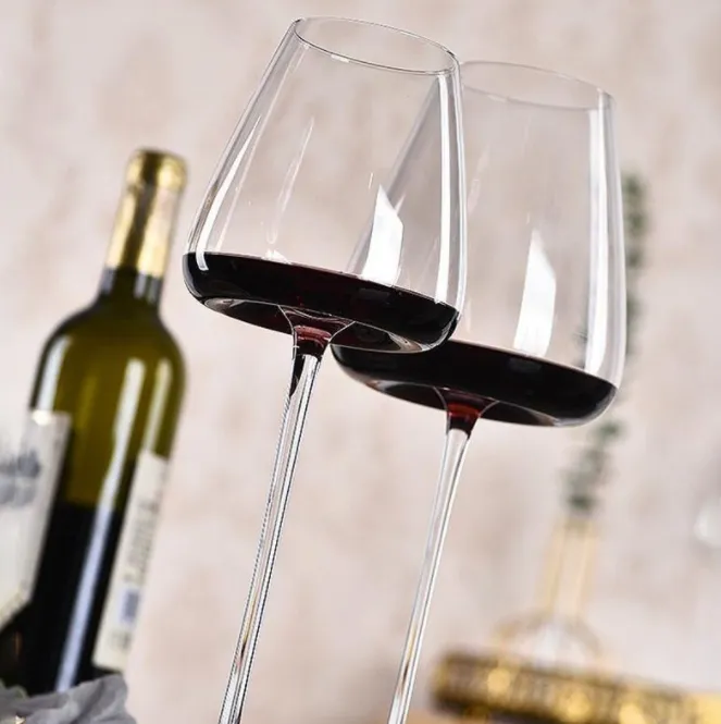 와인 유리 크리스탈 큰 부르고뉴 샴페인 안경 보르도 칵테일 글래스 스템리스 위스키 유리 컵