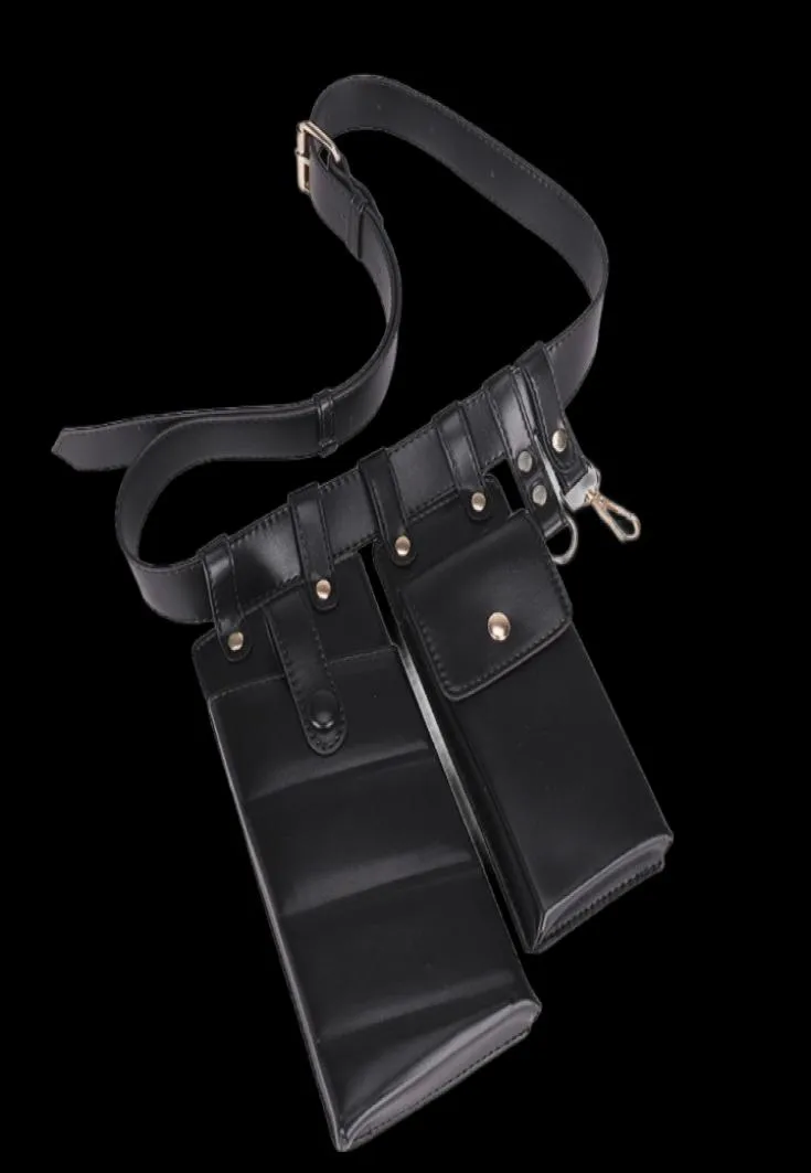 Punk PU кожаная фанни -пачка для талии ремни для женщины для женской сумки на плечах мобильные телефонные пакеты грудь женский кошелек для поперечного тела сумка по талии T200427577731
