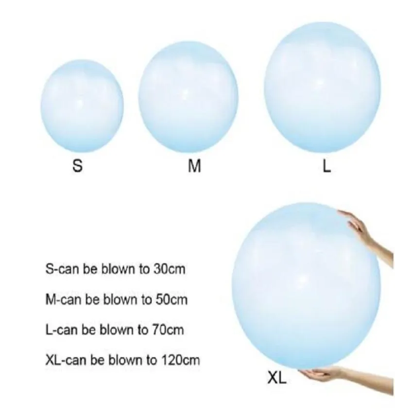 Детский Wubble Bubble Ball Outdoor Air Water Bubble Ball Ball Blough Up Balloon Toy Fun Party Game Summer Gift для детей Intlatabl1586906