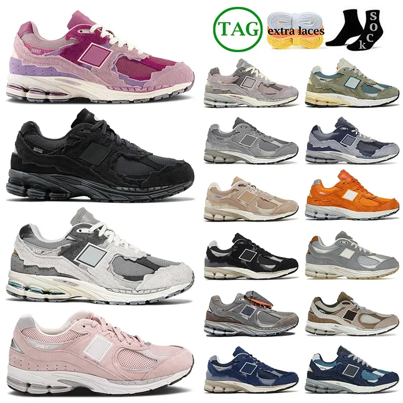 Designer sneakers Running Shoes Protection Pack Athletic Womens Mens Casual Jogging Sneaker på Rain Cloud Phantom Pink Grey Brown Pouch OG