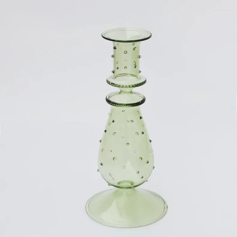 キャンドルホルダーテーブルセンターピースのガラスホルダー装飾モダンスタンドの装飾ホームデコレーションドライフラワー花瓶