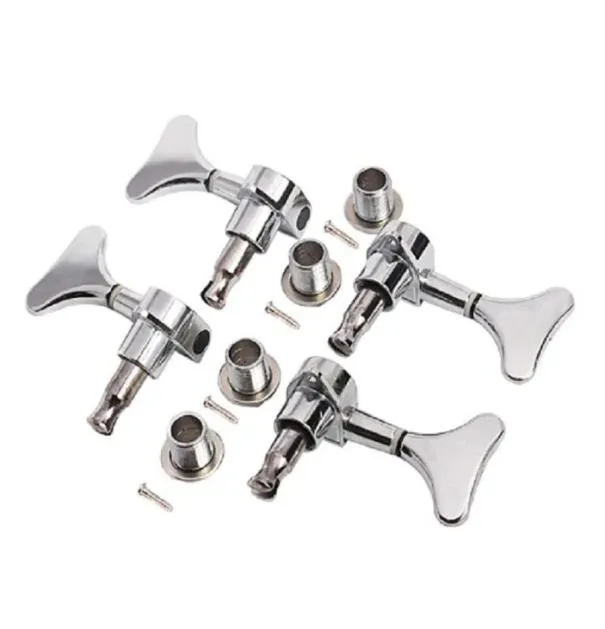 Chrome Bass Guitar Tuning Pegs Machine Heads Tuners för Ibanez Replacement 2L2R21056443286499