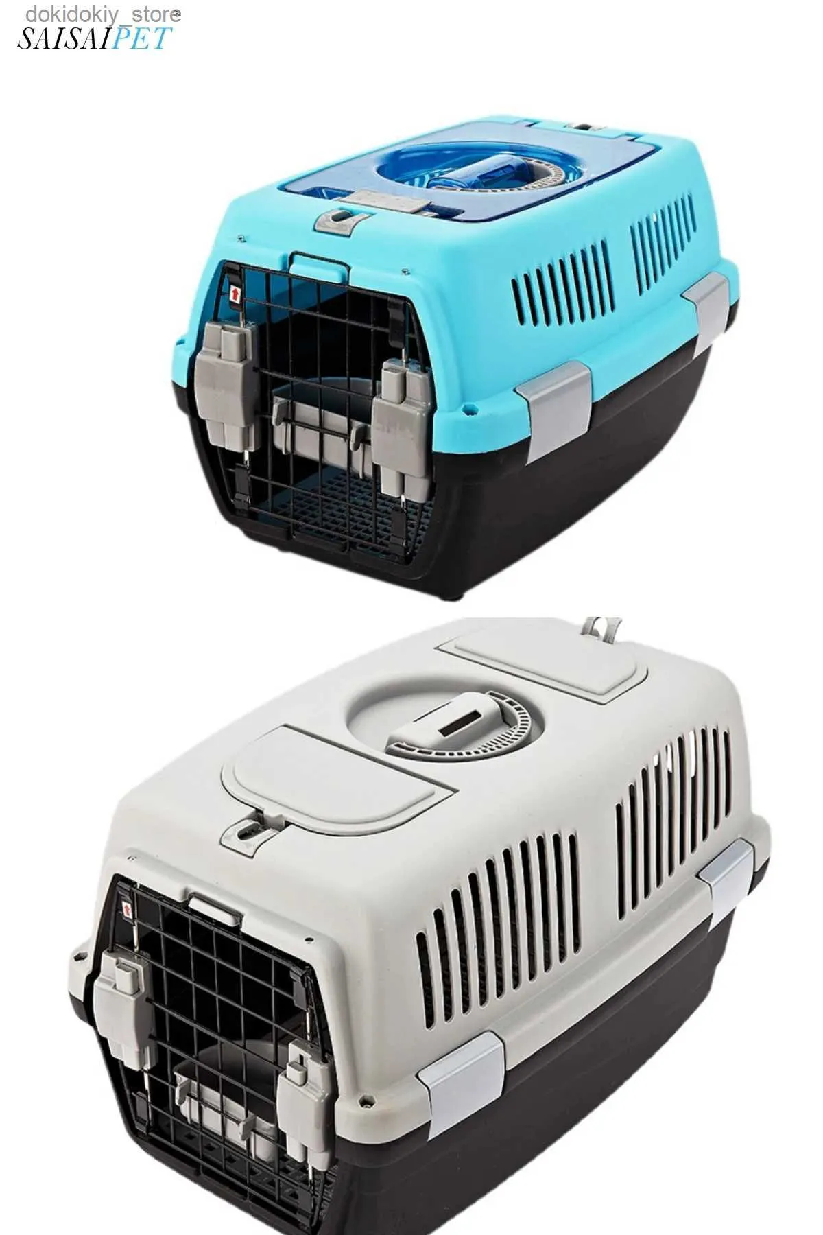 Cat Carriers Crates Houses valp do Air Plan Transportbox andningsbar husdjurskatt gör resbärare ic box för katter och små dos pet cat cae l49