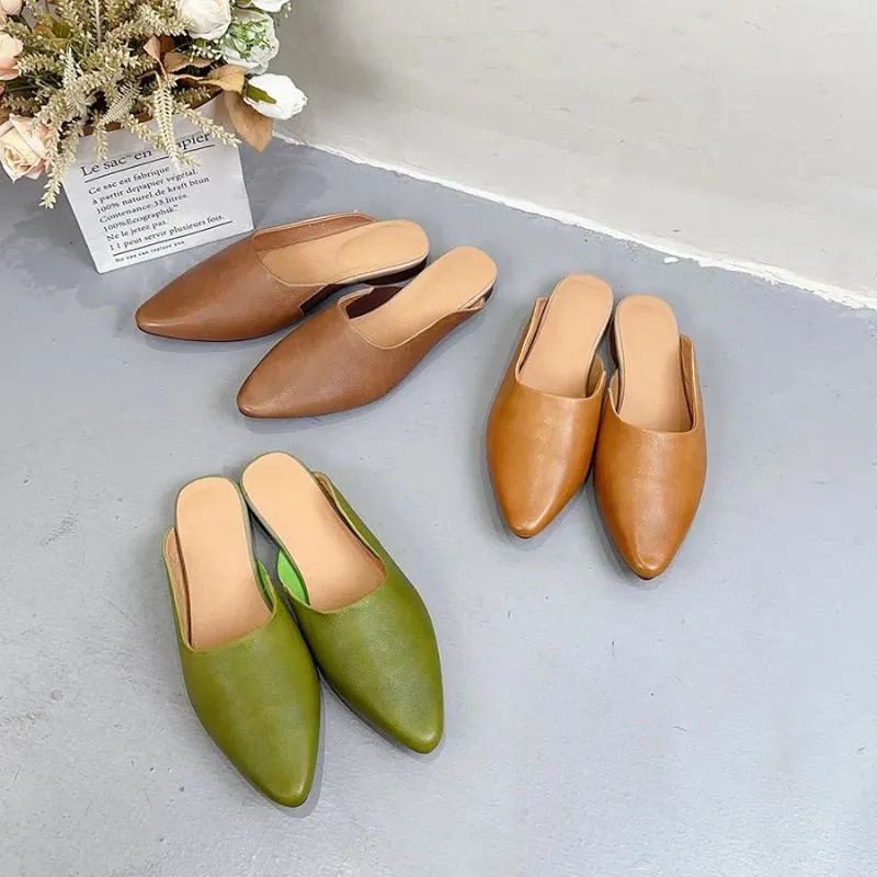 Pantofole birkuir di punta chiusa per donne in suole morbida sandali di tallone scivolano su vere vetrine da esterno a bassa appunti