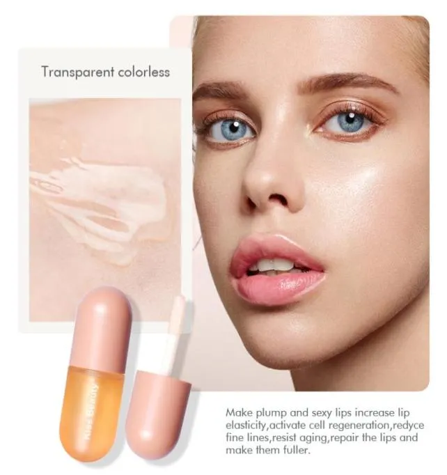 3ml Moisturizing Plumping Lip Gloss Lip Plumper Mineral Oil Lip Extreme Volume Essence Nutritious Lips Enhancer Serum makeup4340900