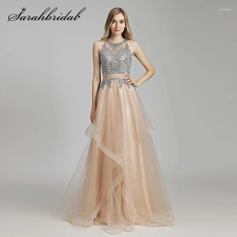 Floor-Length Bohemian Prom Dress with O-Neck, Empire Waist, Flutter  Sleeves, and Tulle Lace Appliques from Dhgate Urban Sexy Dresses