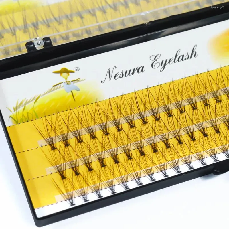 Valse wimpers natuurlijke nerts individuele wimperverlenging 10d cluster make -upgereedschap wimpers groothandel 1box 60 bosje