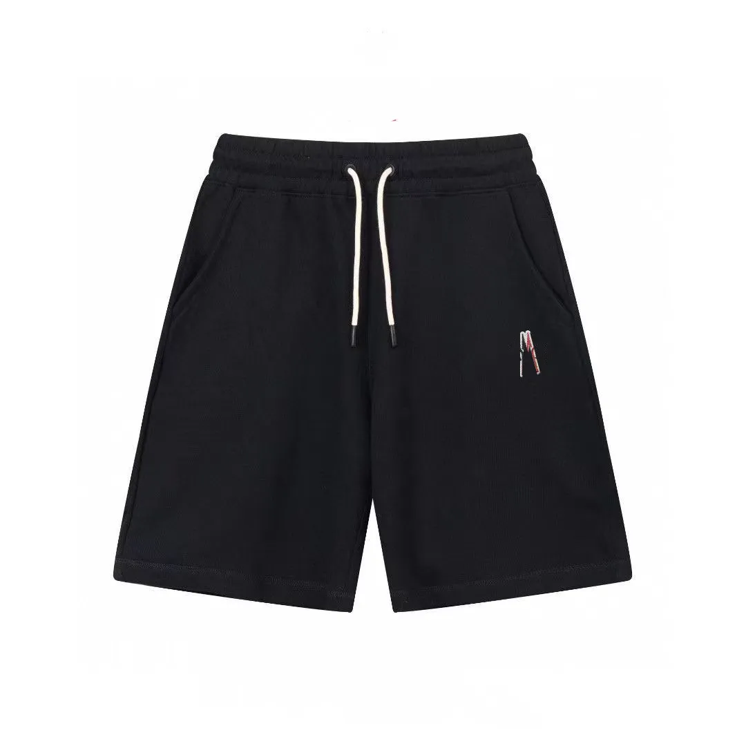 Шорты мужского летних сплошных цветов мужские брюки короткие брюки дизайнерские дизайнерские пляжные дни в классическую траусную вышивную сторону M-4xl 7 вариантов цветов