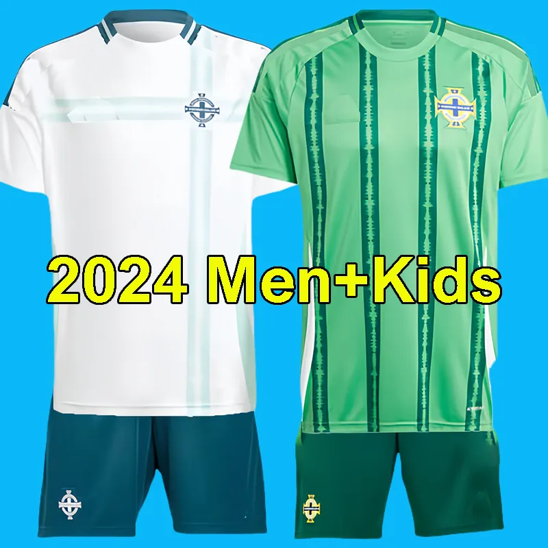 2024 Nordirland Fußball -Trikot -Nationalmannschaft 24 25 Nordirland Fußballhemden Männer Kinder Kits Kits