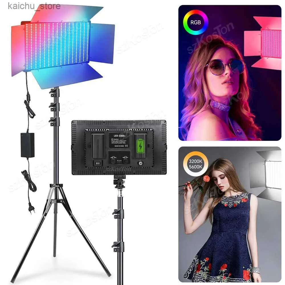 Ciągłe oświetlenie Photo Studio przenośne lampki Lekkie RGB Lekkie światło zdjęcie Selfie Światło LED LIGAK