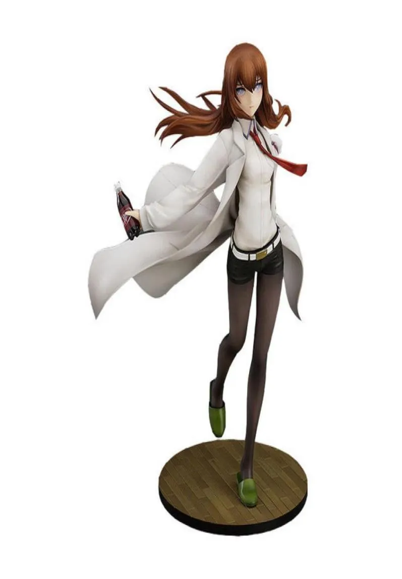 STEINS GATE MAKISE KURISU PVC ANIME ACTION Figur Modell Japanska spel Figur Toys Collectible Toy Doll Gifts Q07228999655