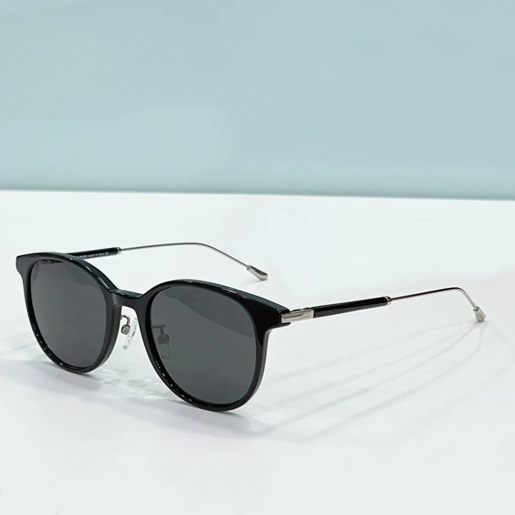 Runda pilot solglasögon silver svart/mörkgrå kvinnor män sommar nyanser sunnies lunetter de soleil uv400 glasögon