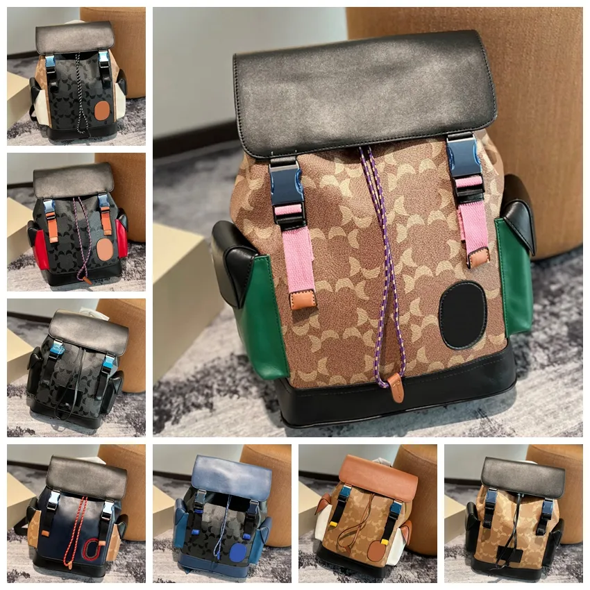 5A Book Backpack Designers Men Designer Backpacks Bookbags Mens Fashion All-Match Classic Letter Pattern Back