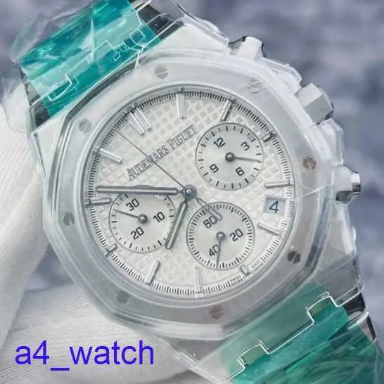 Fashion AP Wrist Watch Royal Oak Series 26240st Silver Dial 50th Anniversary Steel's Men's Automatic Mechanical Watch 41mm 41mm