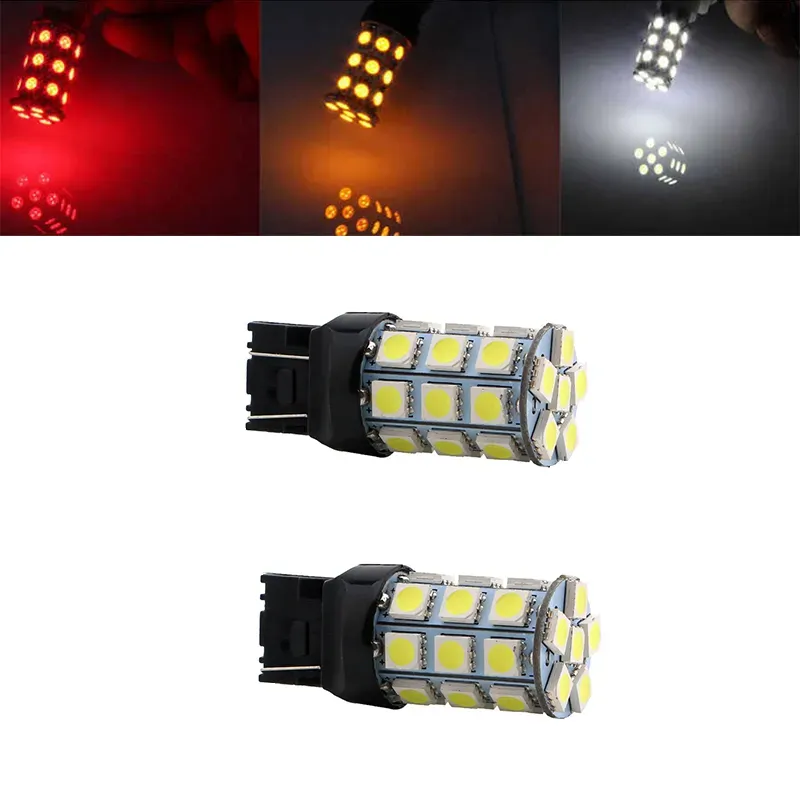 Hotsale T20 7443 W21 5W T20 7440 5050 27SMD Light LED Bulb Auto Car Brake Turn Stop Rear Lamp ZZ