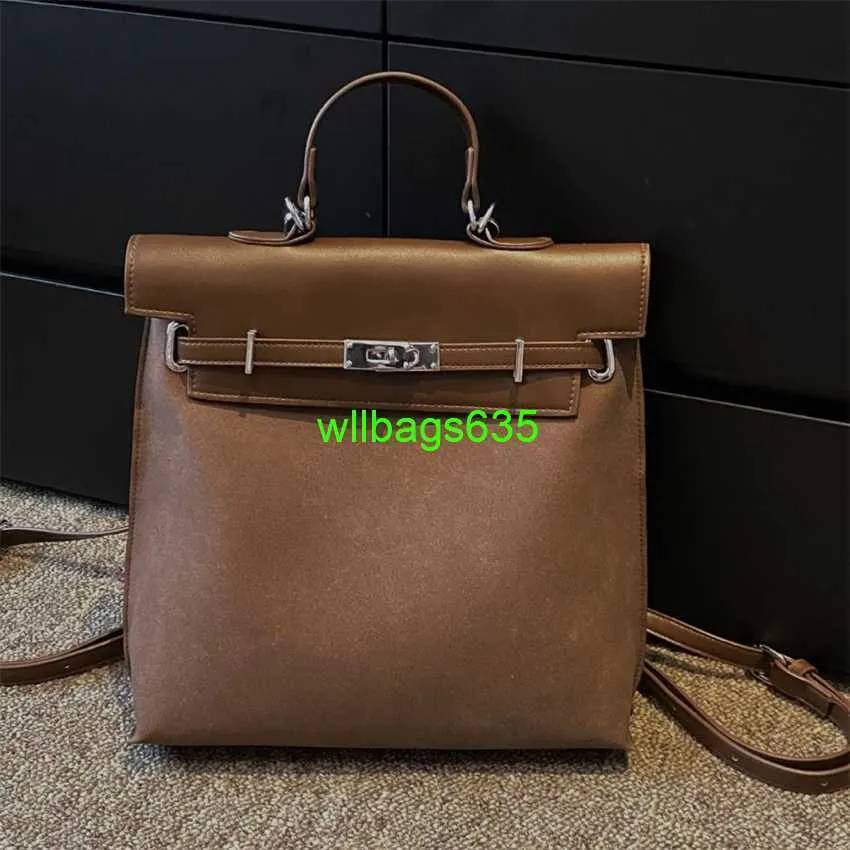 Bolsas de mochila de cuero Bolso de lujo Ky Luxury Ky empalmado mochila para mujer mochila vintage de alta calidad Bolsa de cercanías Bolsas Crossbody Wome tiene logotipo HBL0B2