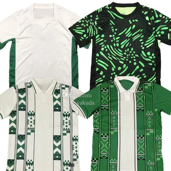 Maglie di calcio Nigeria 24-25 Thai di qualità Thai Numero personalizzato Shirt da calcio 10 Okecha 14 Amokachi 20 Ikpeba 9 Yekini 14 Iheanacho Uniforms