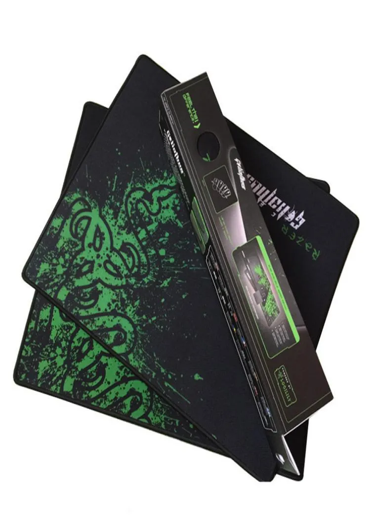 Razer Mouse 320x240x4mm Locking Edge Gaming Mouse Pad Gamer Game Anime Mousepad Mat Speed ​​Version för Razer Adder i Retail PA8907471