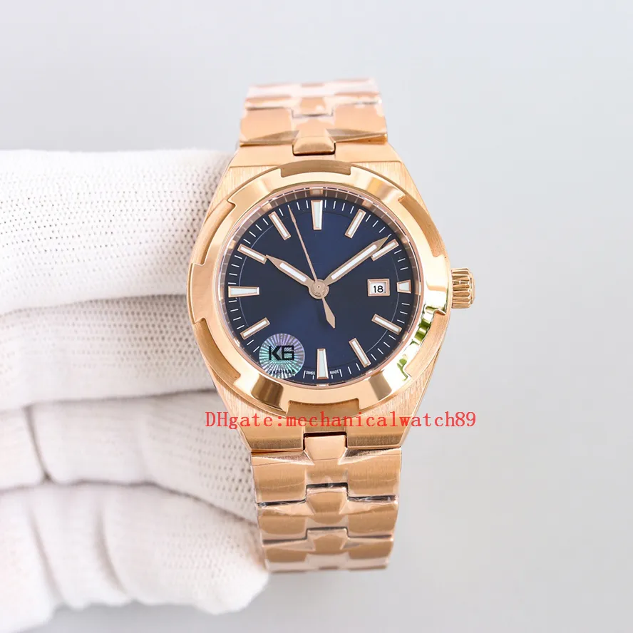 2024 Kvinnor Titta på 35mm 1088/1 Automatisk rörelse Titta på Sapphire Dial 18K Rose Gold Strap Dorsal Translucency