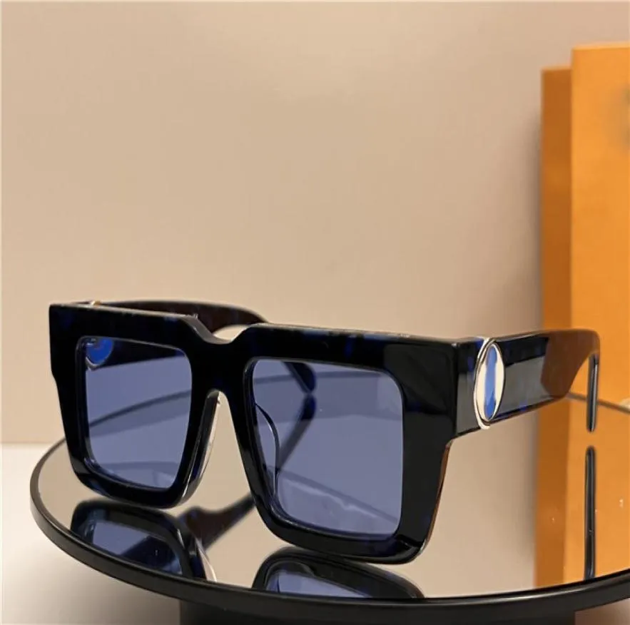 Nouvelle Lunettes de soleil de créateurs de Millionnaire de Brand Vintage For Men Mens Eyewear For Women Grases Square Frame rétro Shiny Eyeglass UV400 L4501633