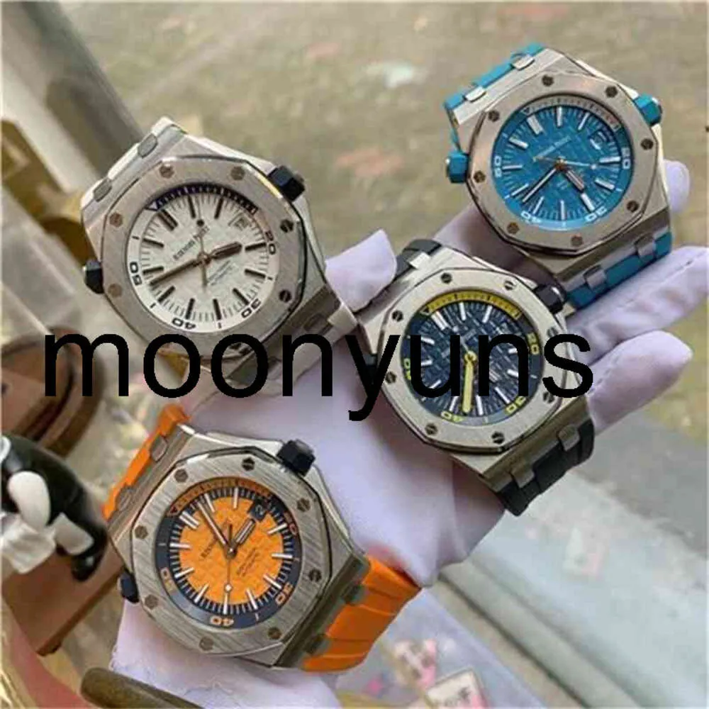 Piquet Audemar Wang Ziwen Same 15710 Time Women Watch Automatic Mechanical Men Diving high quality