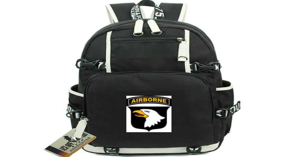 101st Airborne Division Rucksack 101 Air Assault Eagle Daypack Army Schoolbag Logo Knapsack Cool Backpack Sport School Bag Outdoor7900663