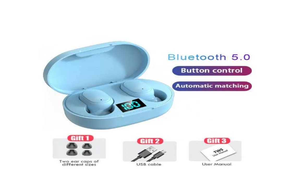 Earbuds blutooth gamer A6S wireless Earphone TWS Earbud case Headphone BT 50 Earphones Headset pk Xiaomi Redmi Airdots E6S Q32 i76287122