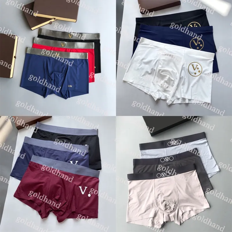 Sexy Mens Underwear Briefs confortables Designer Modal Underpants Sport Boxer Boxers avec boîte