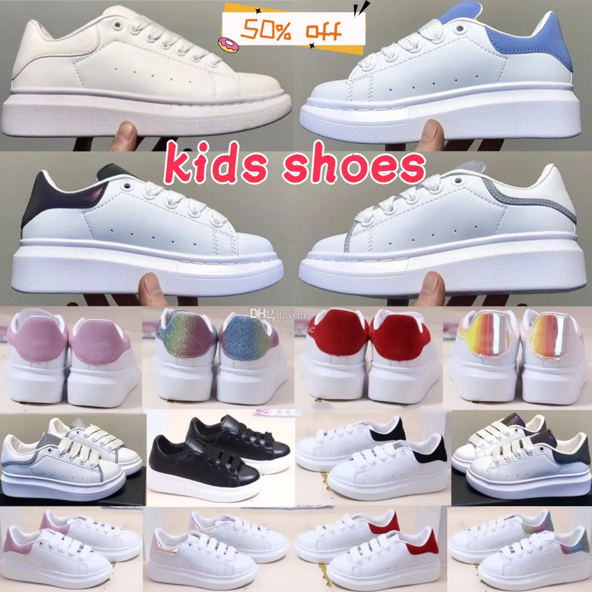 jongens meisje peuter baby kinderen jeugd sneaker designer zuigelingen peuters casual witte zwarte luxe paltform oversized dikke bodem