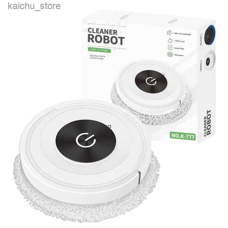 منظفات Robot Vacuum 2023 MUTE NEW TOUCH ROBOT ROBOT ROT و DRY All-in-One Machine Wireless Smart Home Appliance Cleaner Y240418